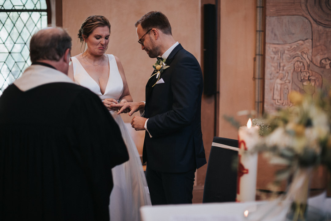 Ringübergabe bei der Hochzeit